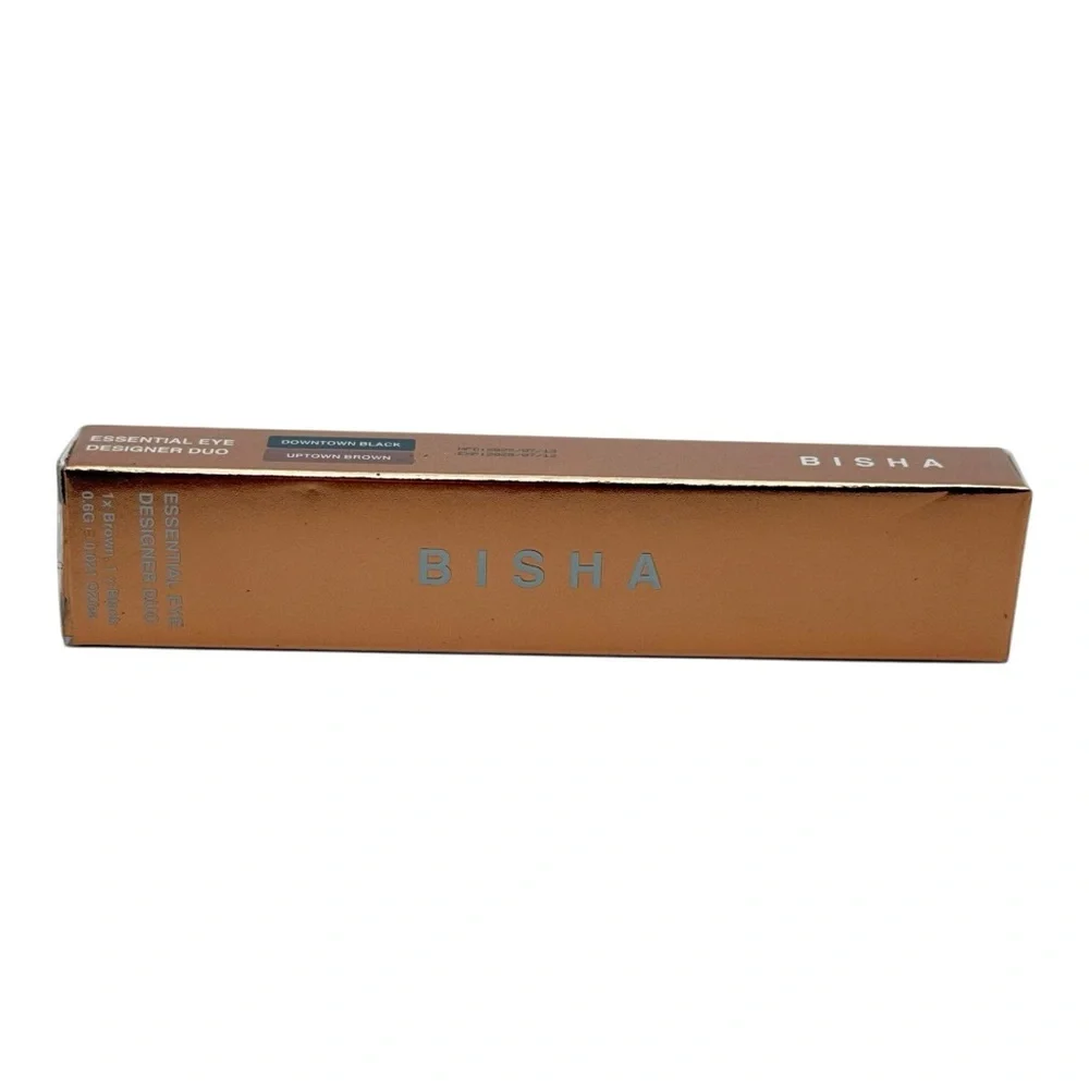 Bisha Essential Eye Designer Duo Liner in Downtown Black and uptown Brown